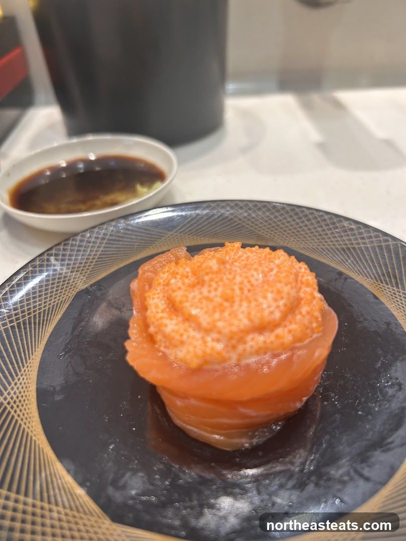Salmon Sushi with Roe