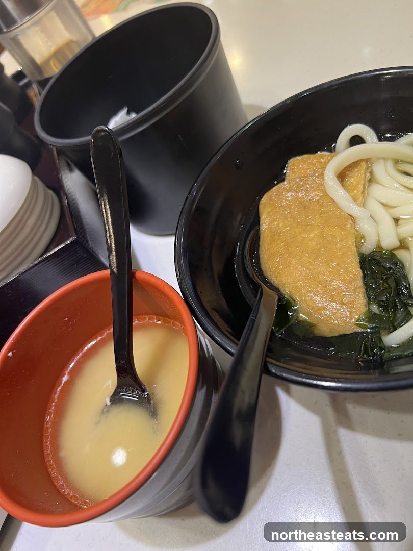 Udon Soup and Miso