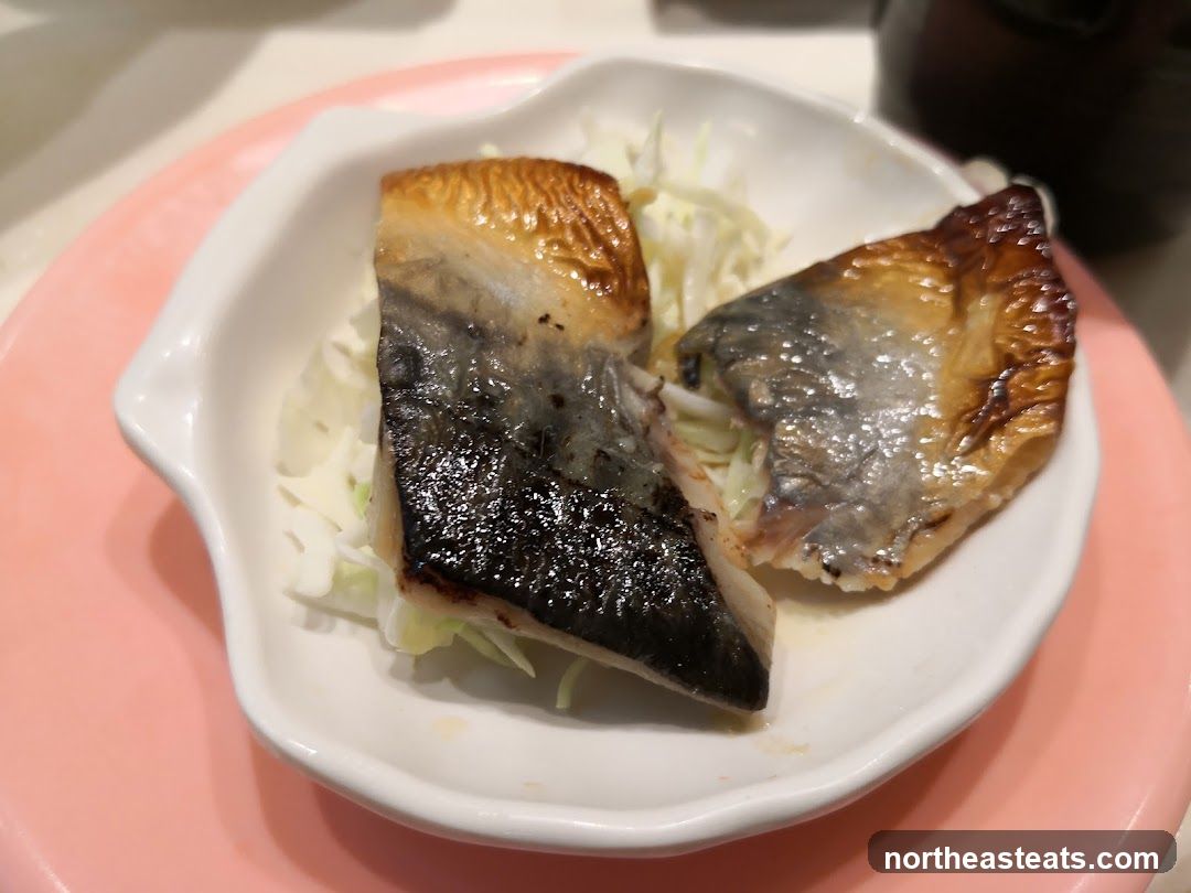 Grilled Fish with Shredded Cabbage