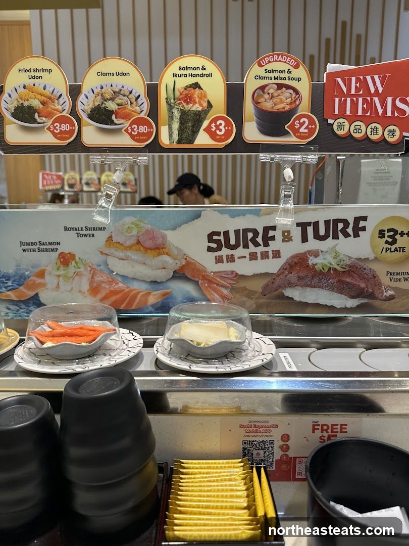 Sushi Restaurant Display