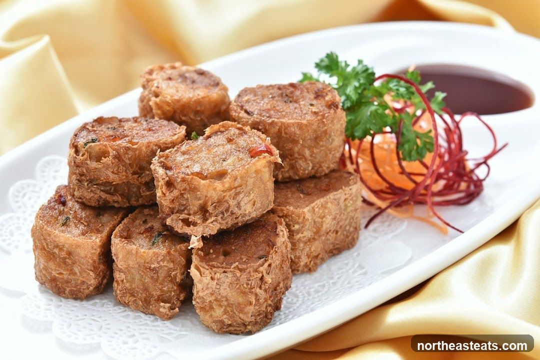 Fried Rolls with Dipping Sauce
