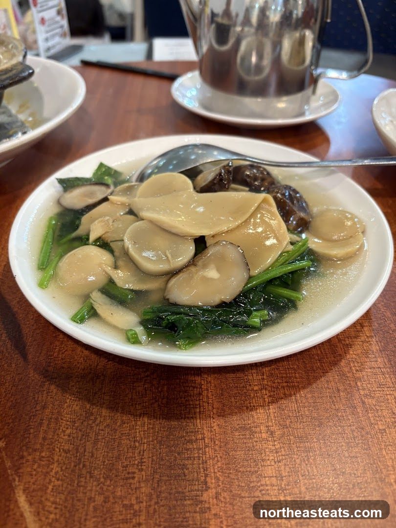Mushroom and Spinach Dish