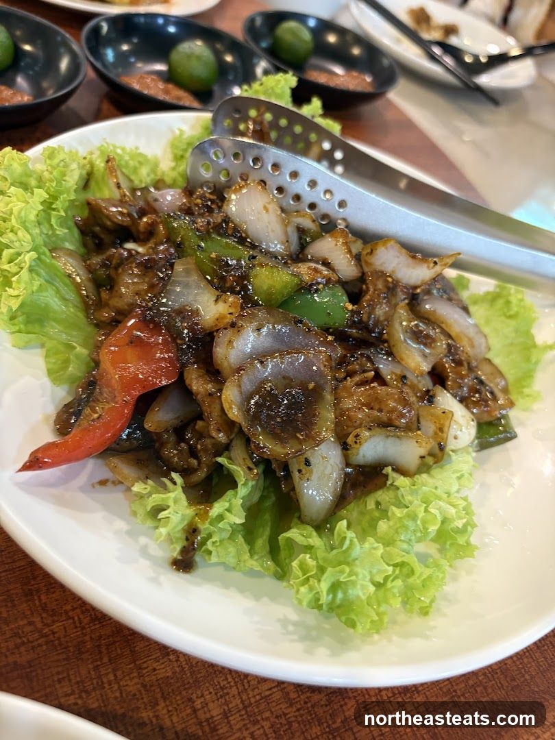 Black Pepper Beef Stir-fry