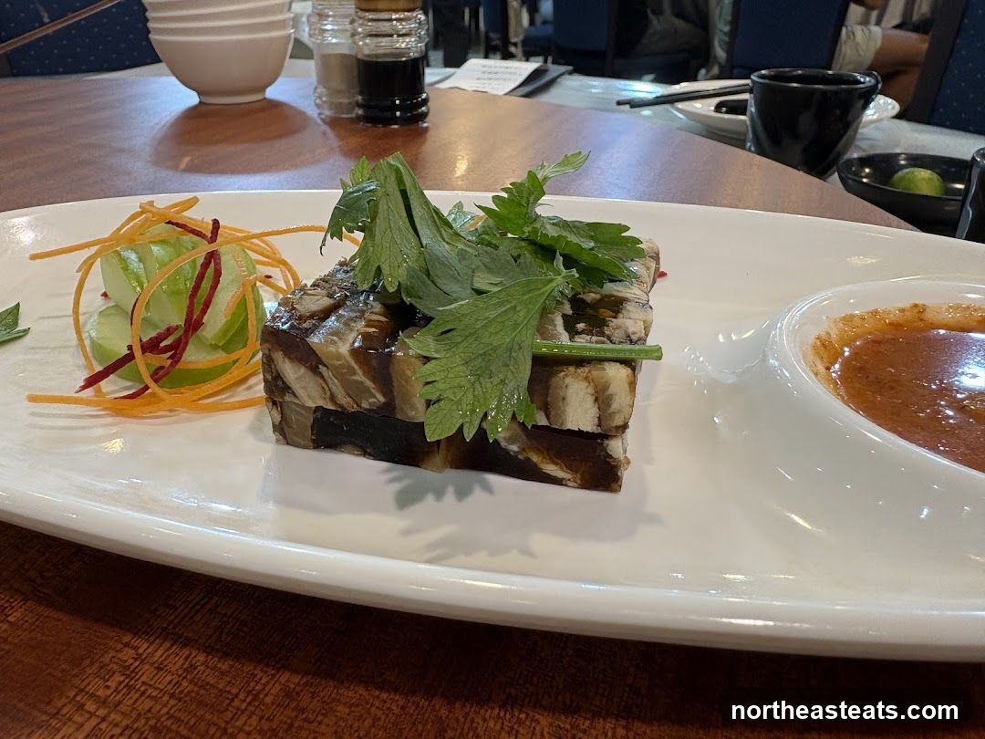 Terrine with Garnish and Sauce