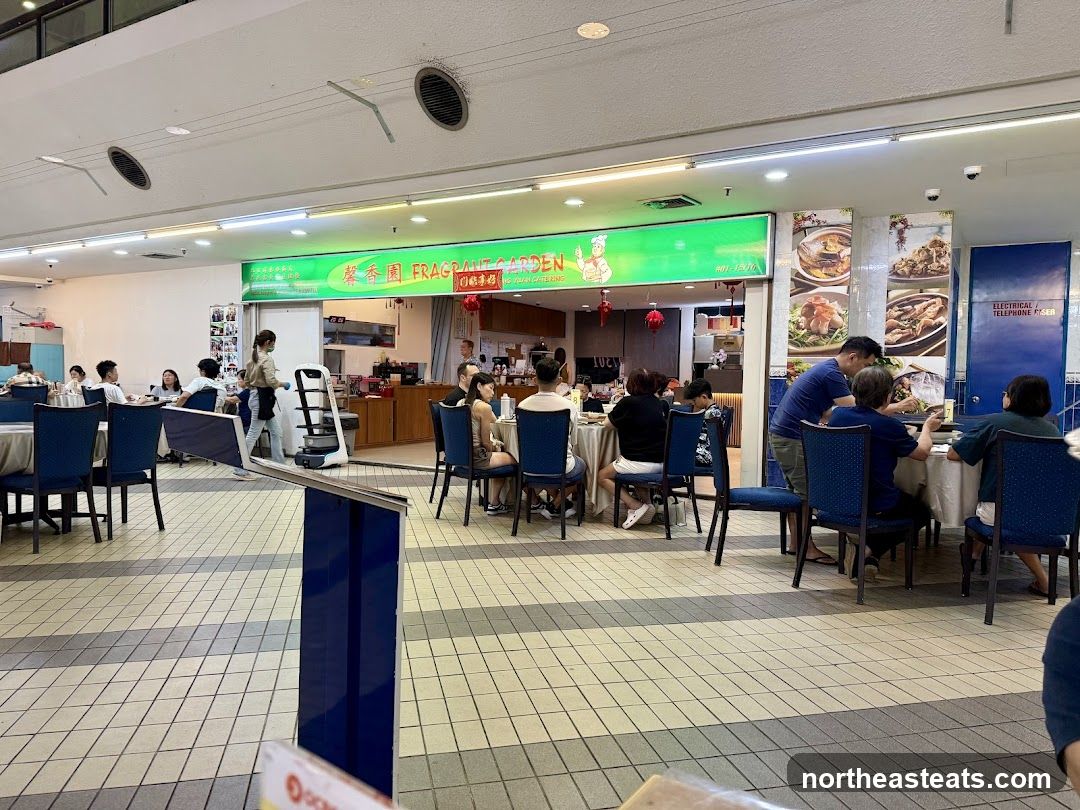 Restaurant Interior with Diners