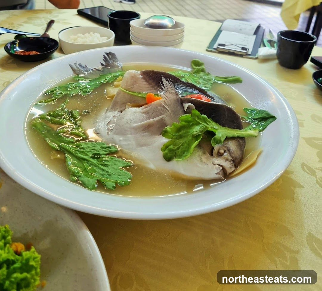 Steamed Fish Head Soup