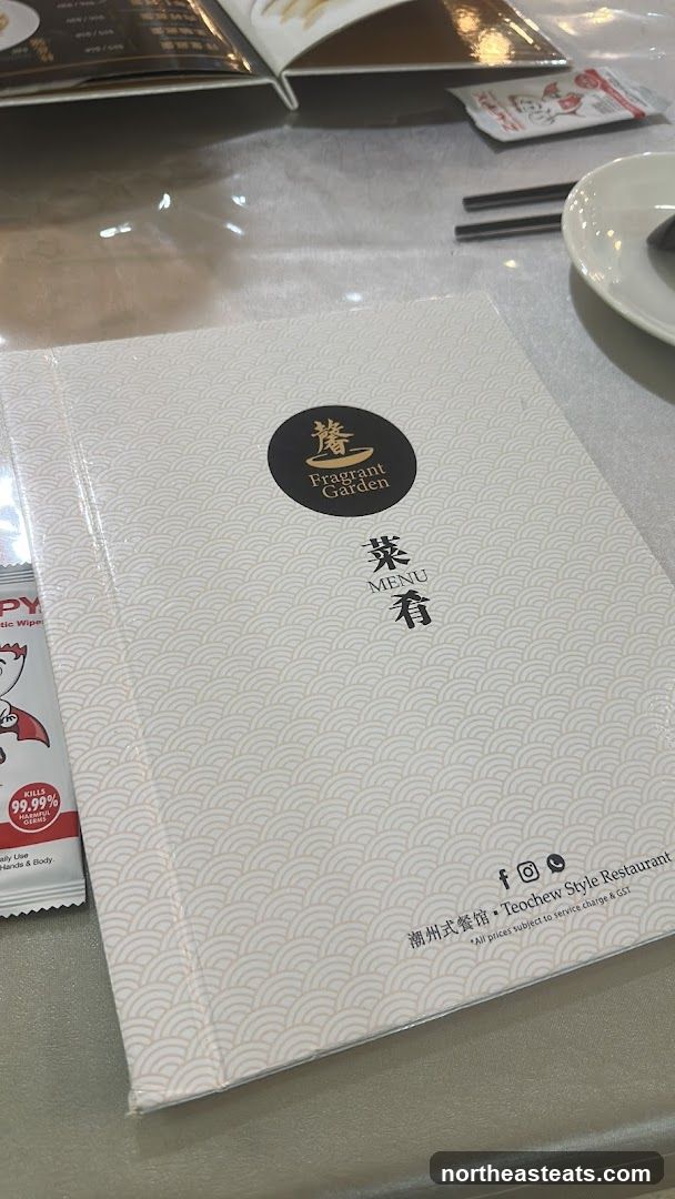 Fragrant Garden Menu