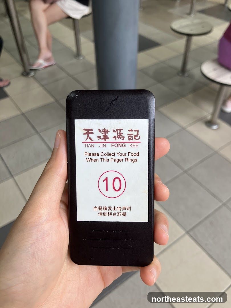 Pager with number 10