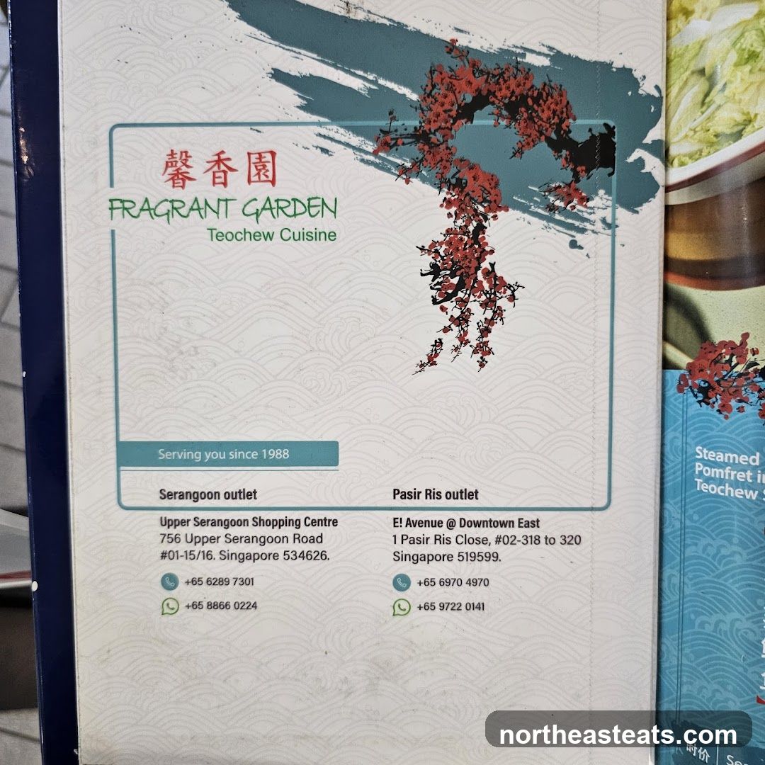 Fragrant Garden Teochew Cuisine Information