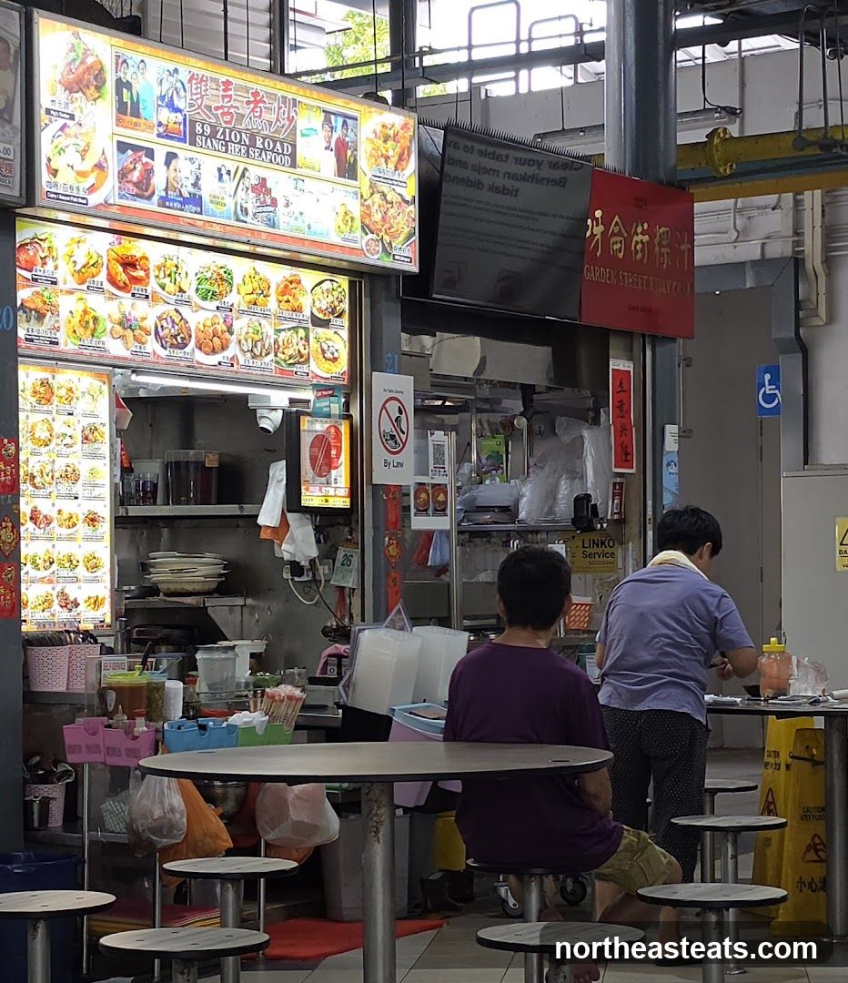 Seafood Stall with Menu Displays