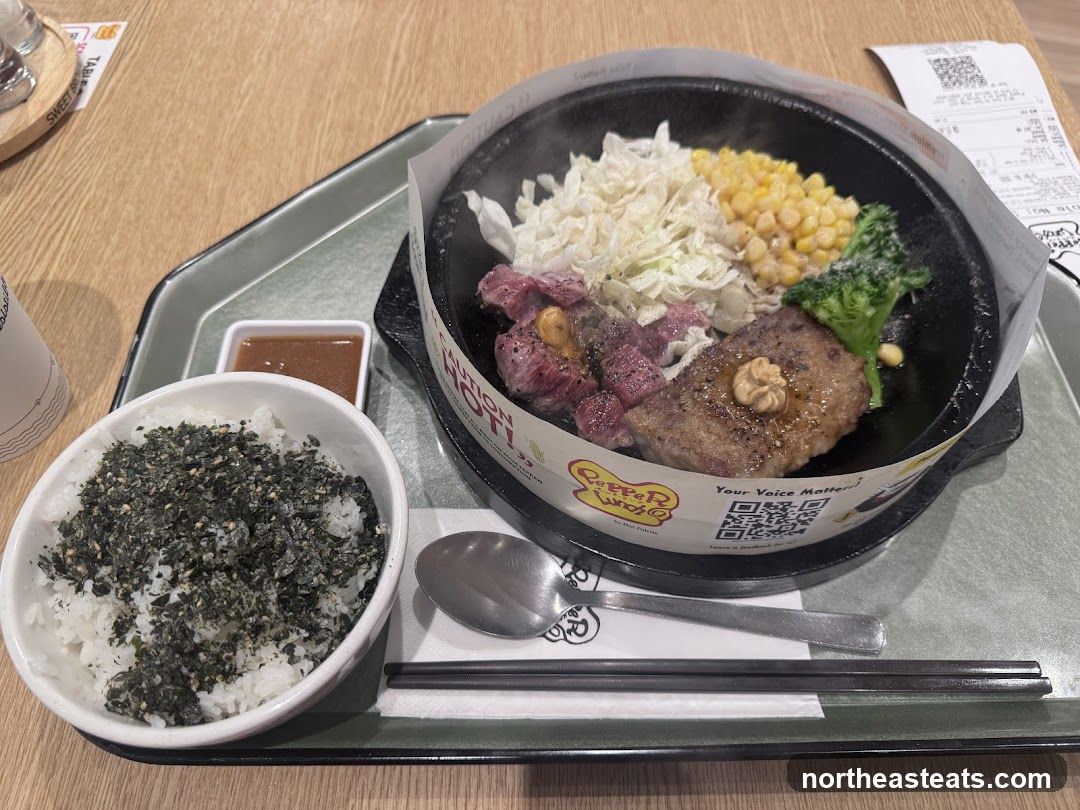 Steak and Rice Meal
