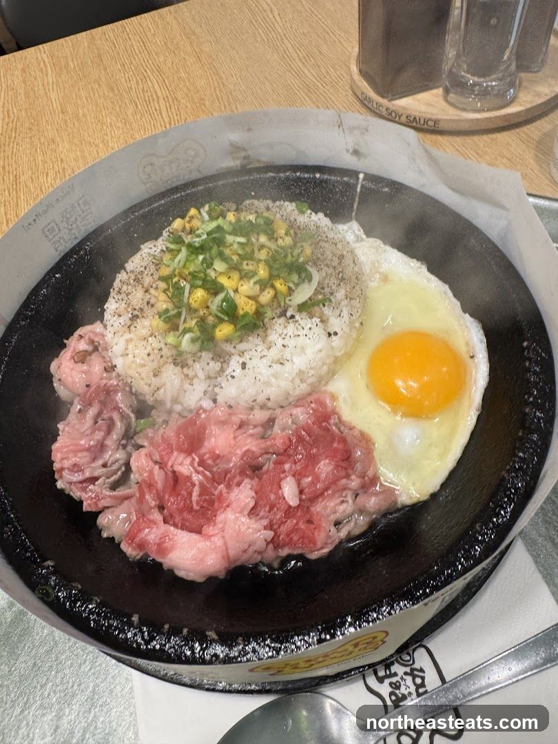 Sizzling Beef and Rice