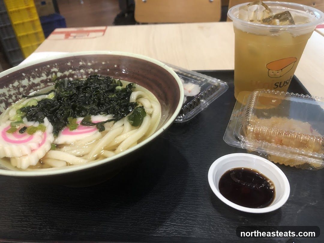 Udon Soup and Drink