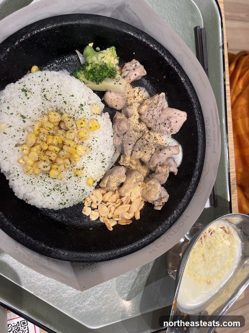 Sizzling Chicken and Rice