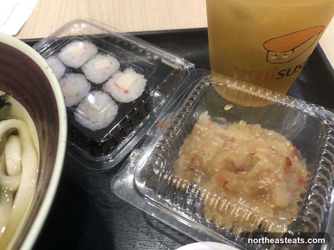 Sushi and Udon Meal