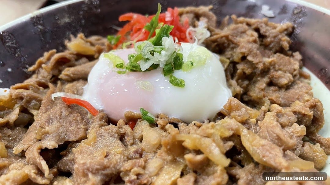 Beef Bowl with Poached Egg