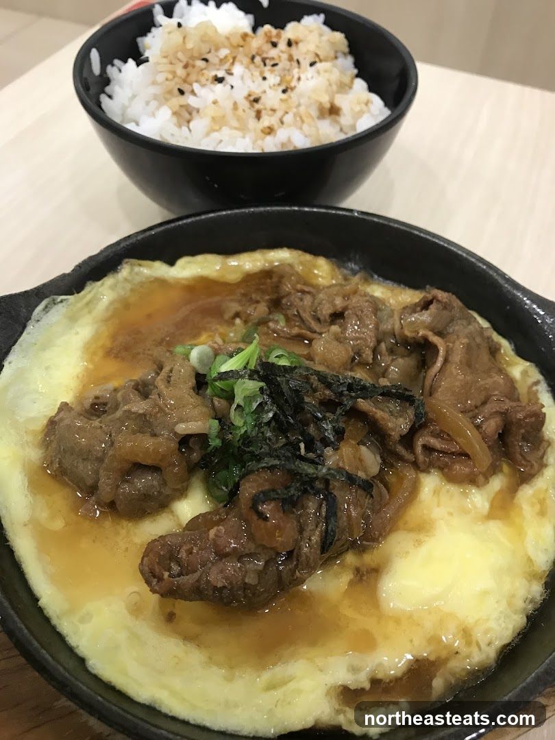 Beef and Egg Dish with Rice