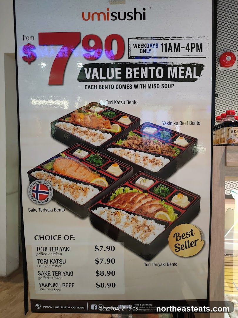 Umi Sushi Value Bento Meal