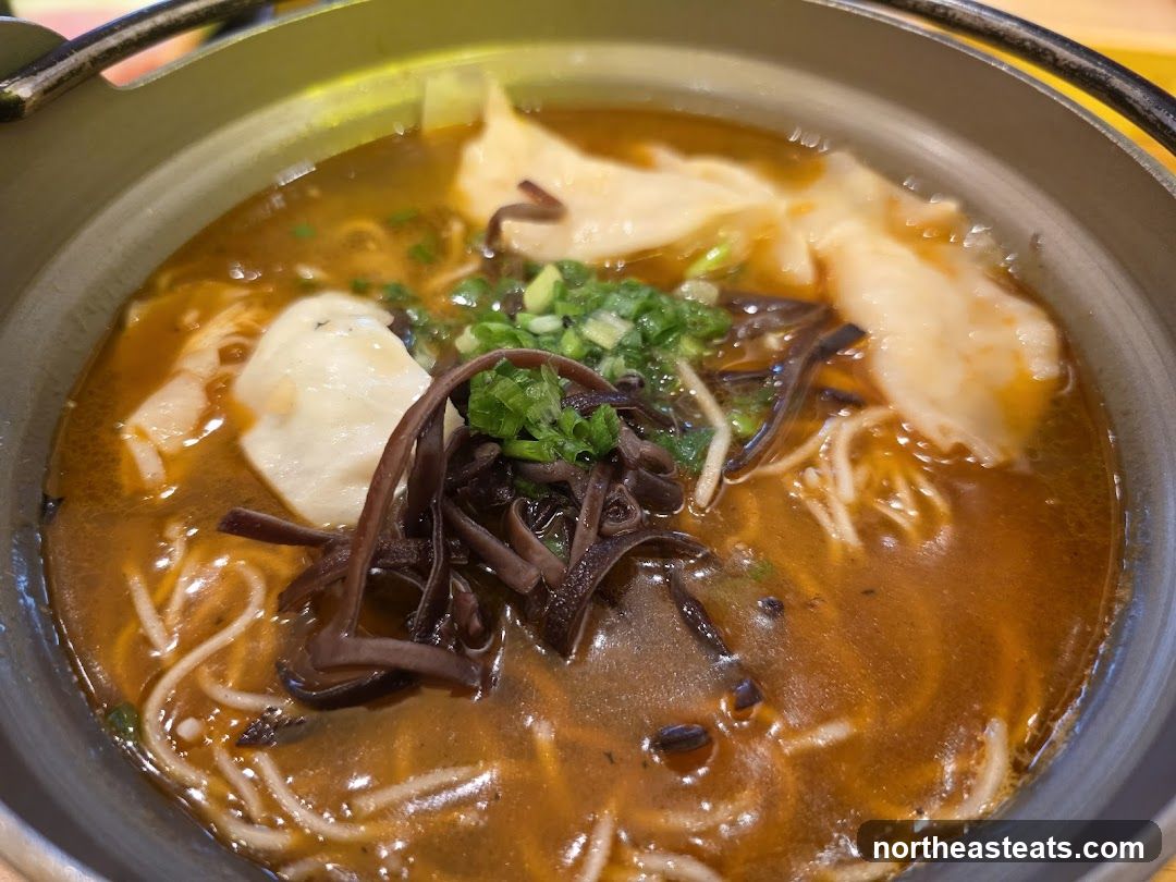Noodle Soup with Wontons