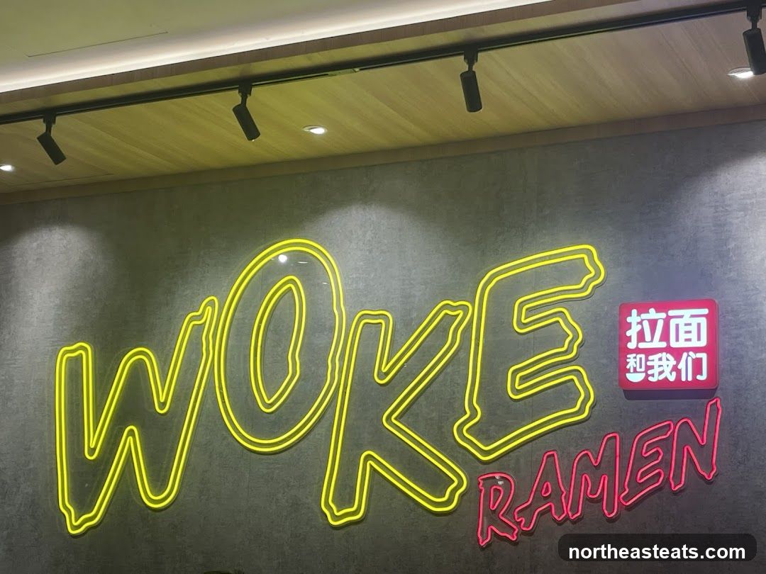 Woke Ramen Neon Sign