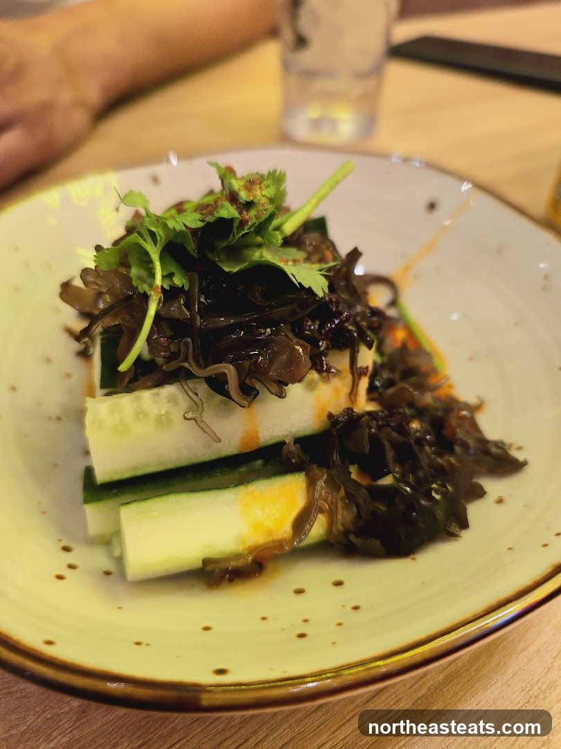 Cucumber Salad with Wood Ear Mushrooms