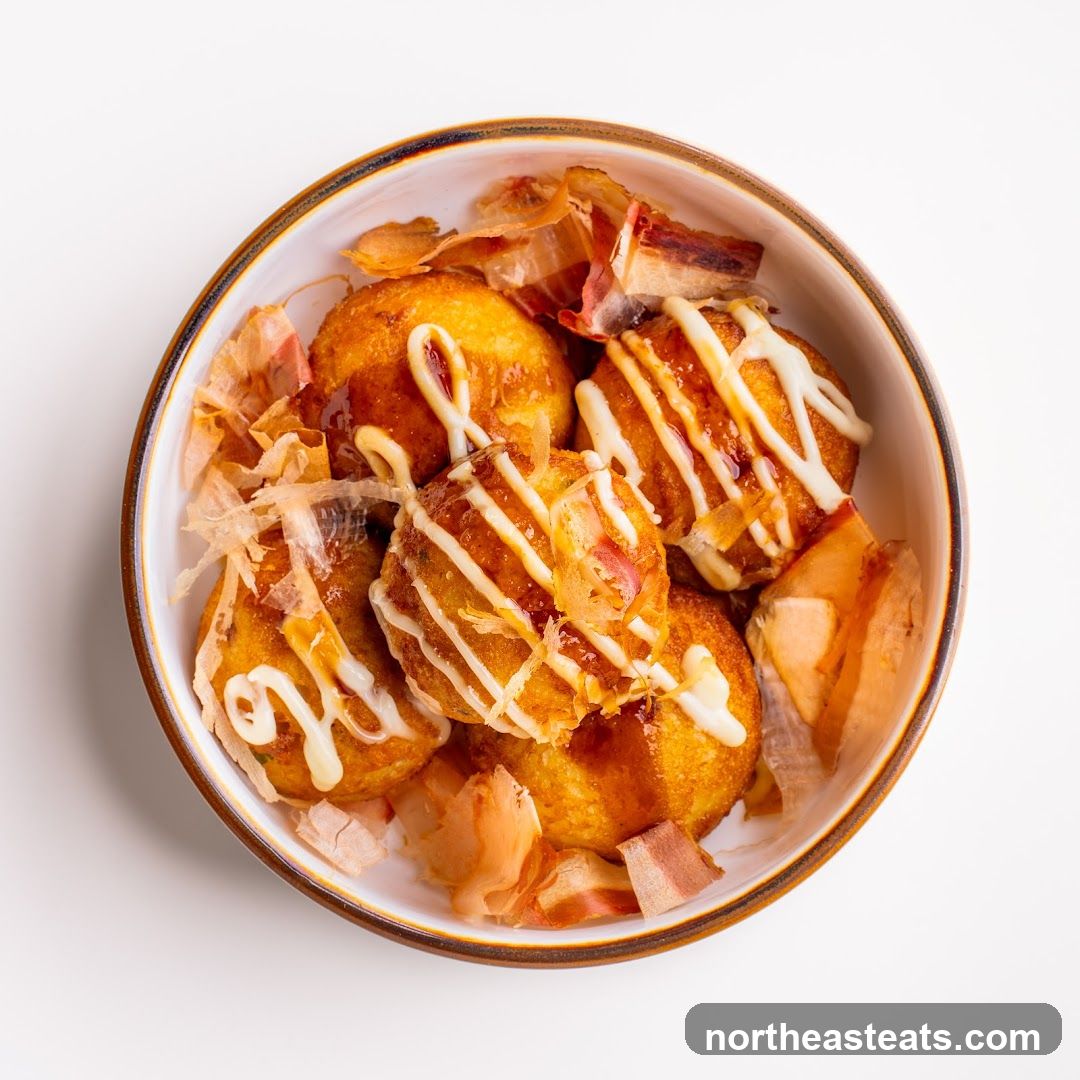 Takoyaki in a Bowl