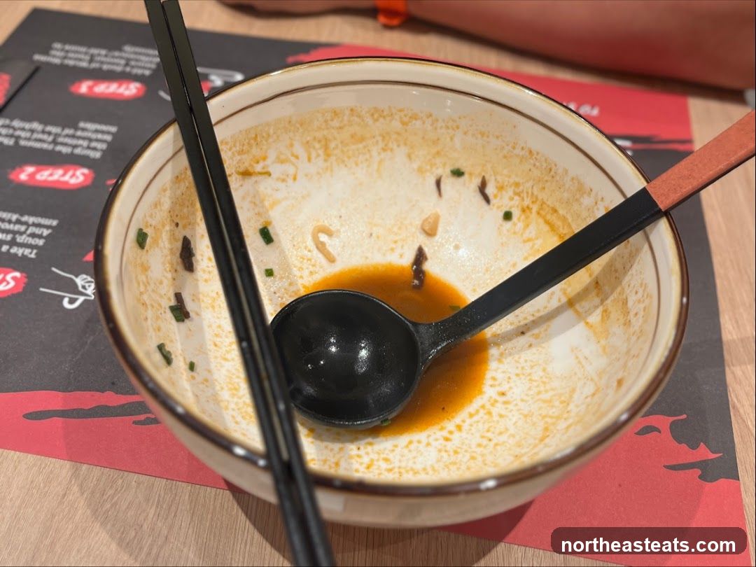 Empty Ramen Bowl
