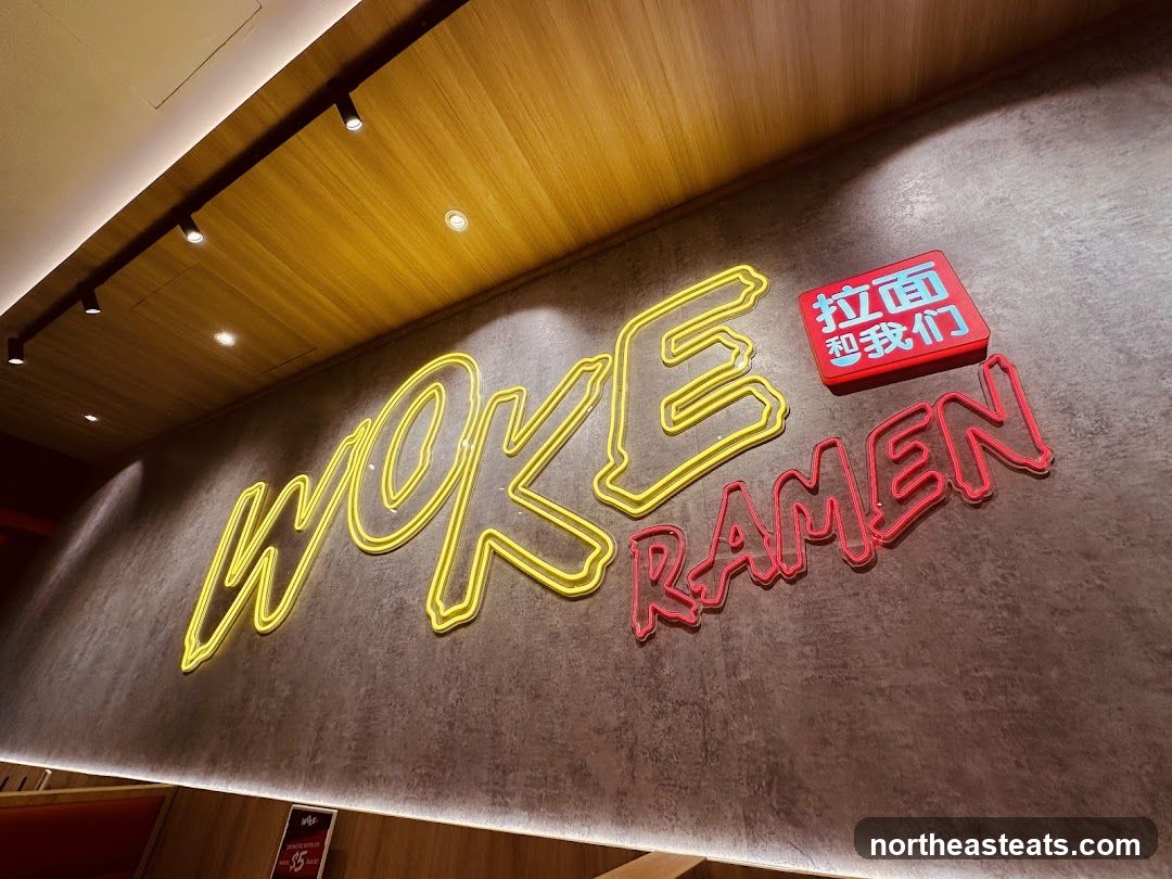 Woke Ramen Signage