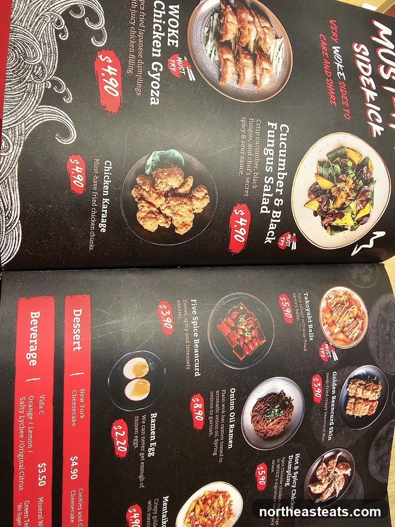 WOKE Menu