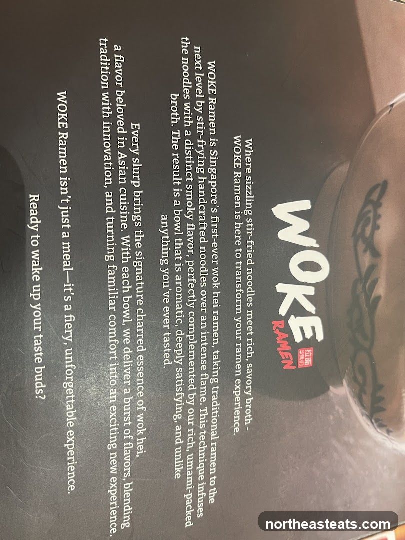 WOKE Ramen Description