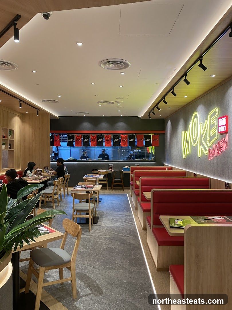 Modern Ramen Restaurant Interior