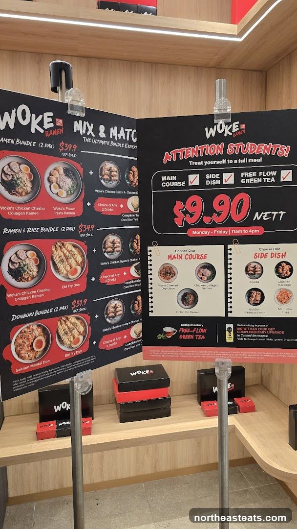 Woke Ramen Menu