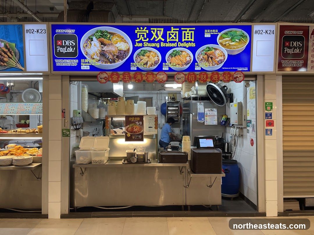Food Stall with Menu Display