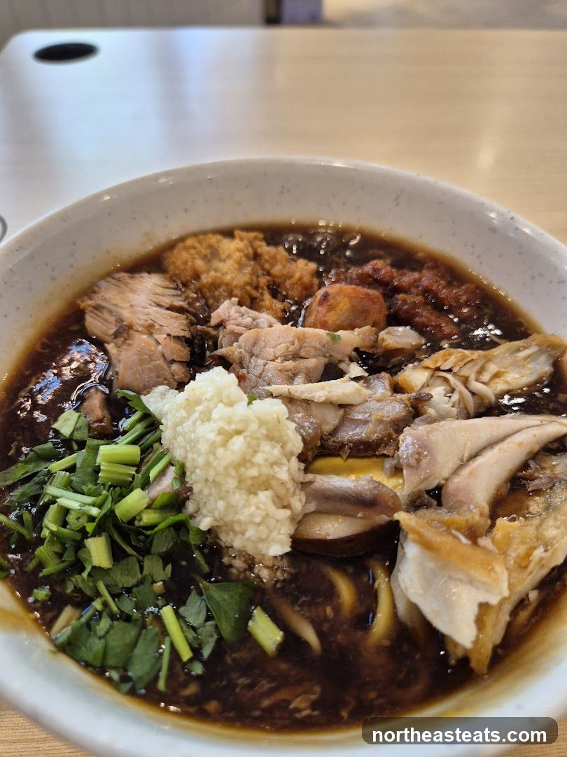 Noodle Soup with Meats and Vegetables