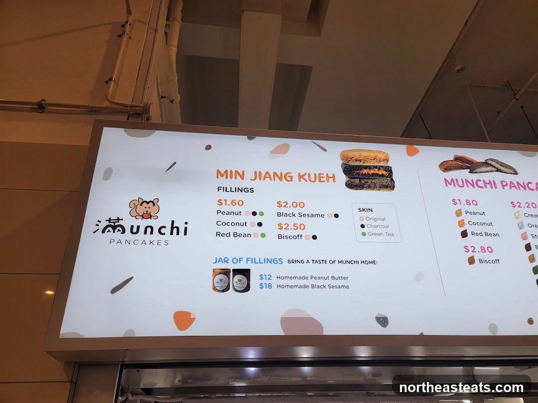 Munchi Pancakes Menu
