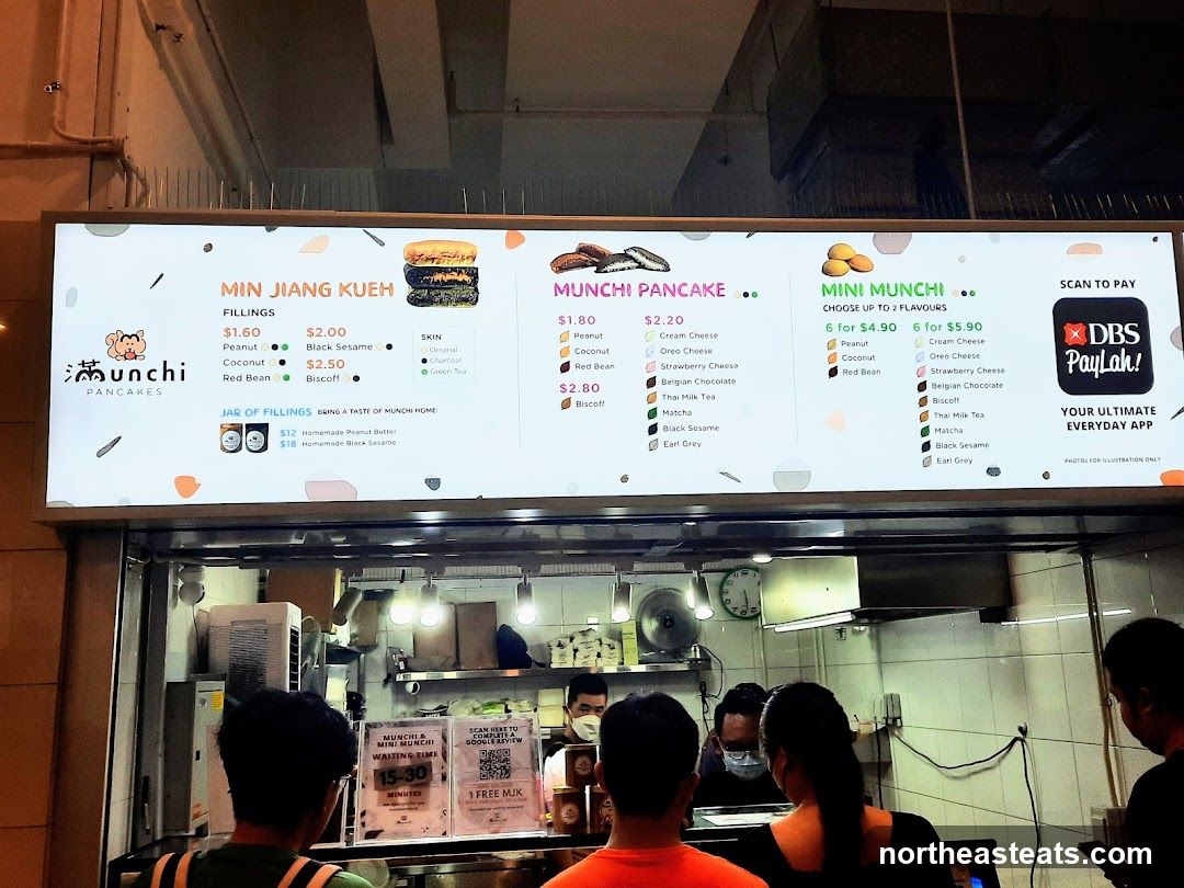 Munchi Pancakes Menu