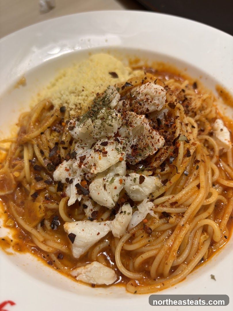 Spaghetti with Crab Meat