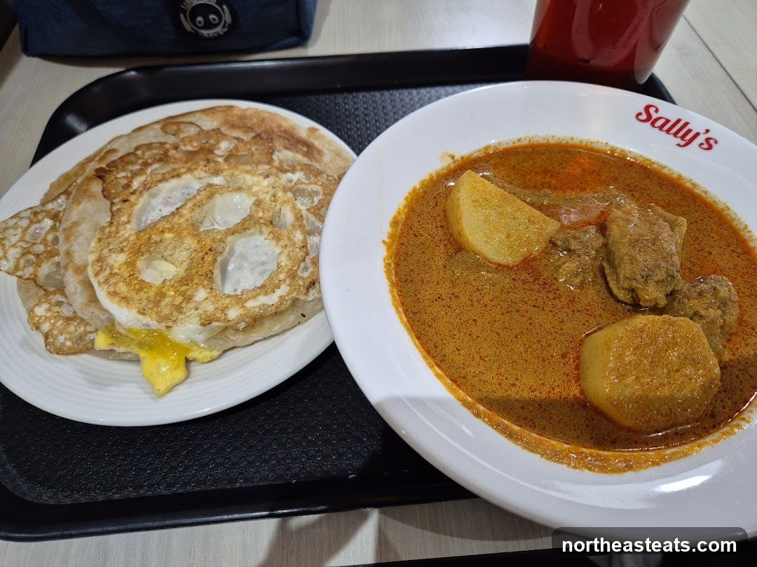 Roti Prata with Curry