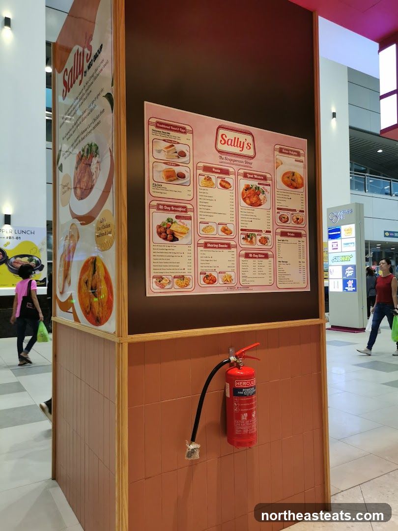 Sally's The Singaporean Diner Menu