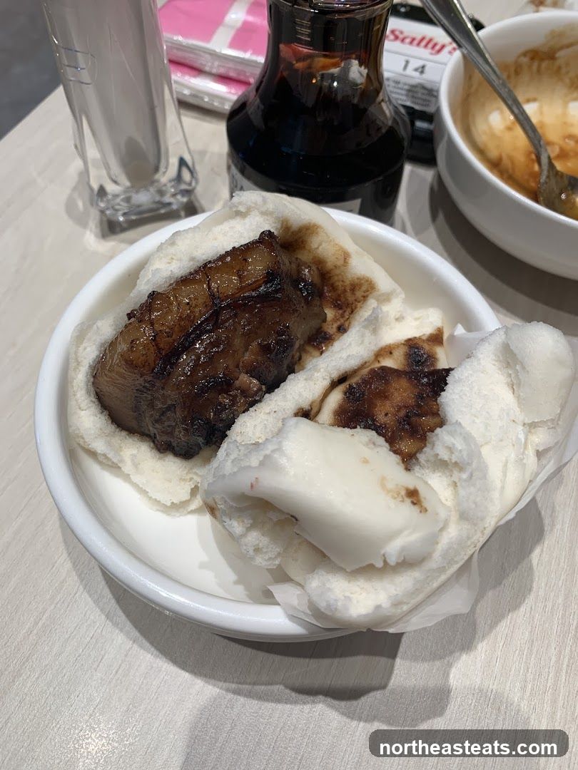 Steamed Buns with Braised Pork Belly