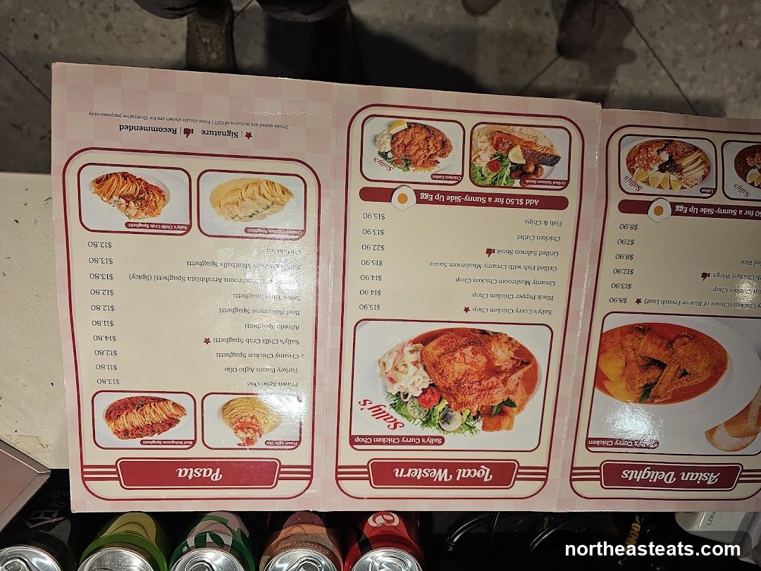 Sally's Menu