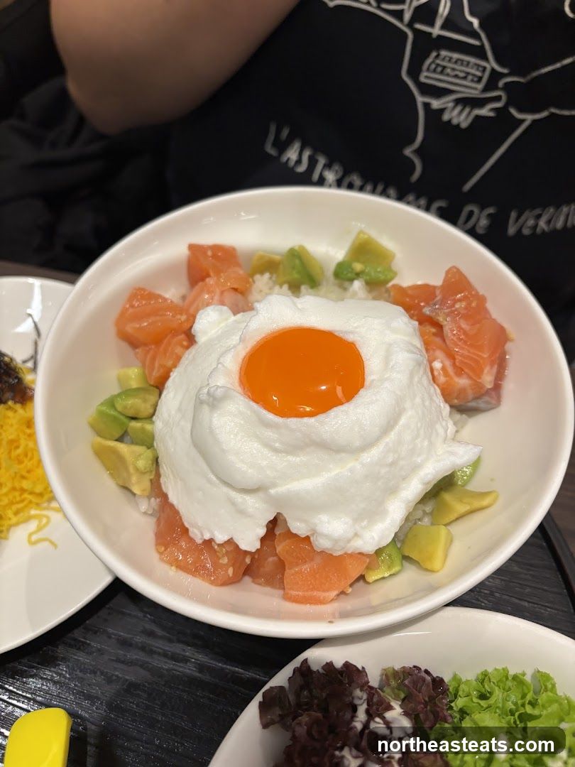 Salmon and Avocado Rice Bowl