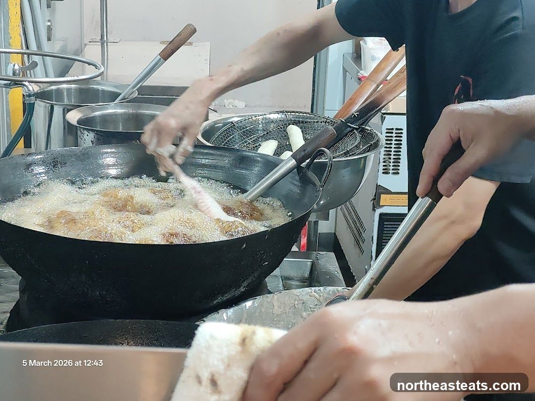 Frying Food in a Wok