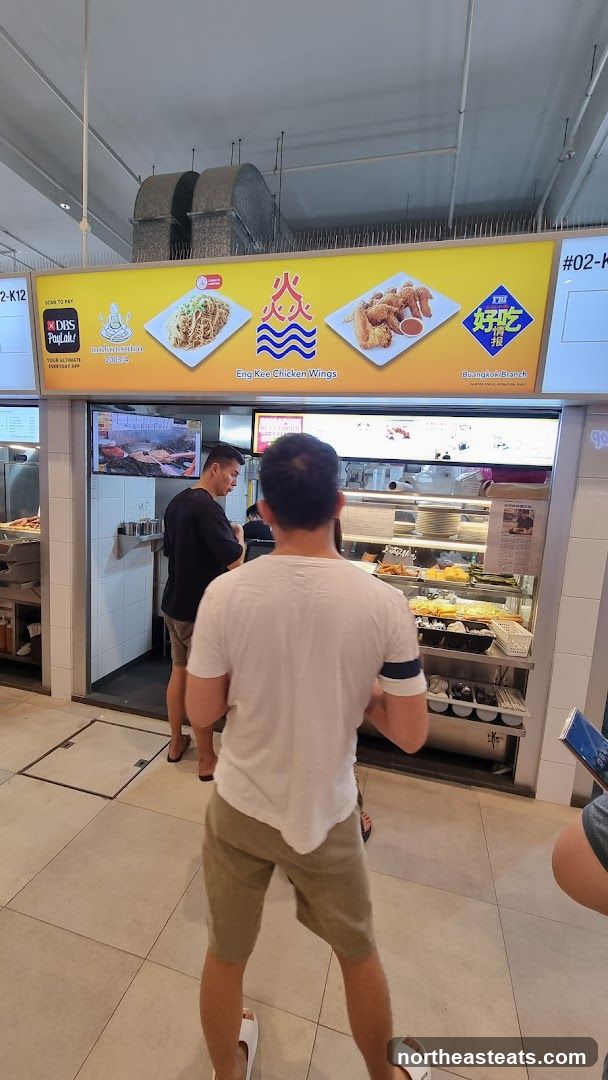 Food Stall with Menu and Food Display