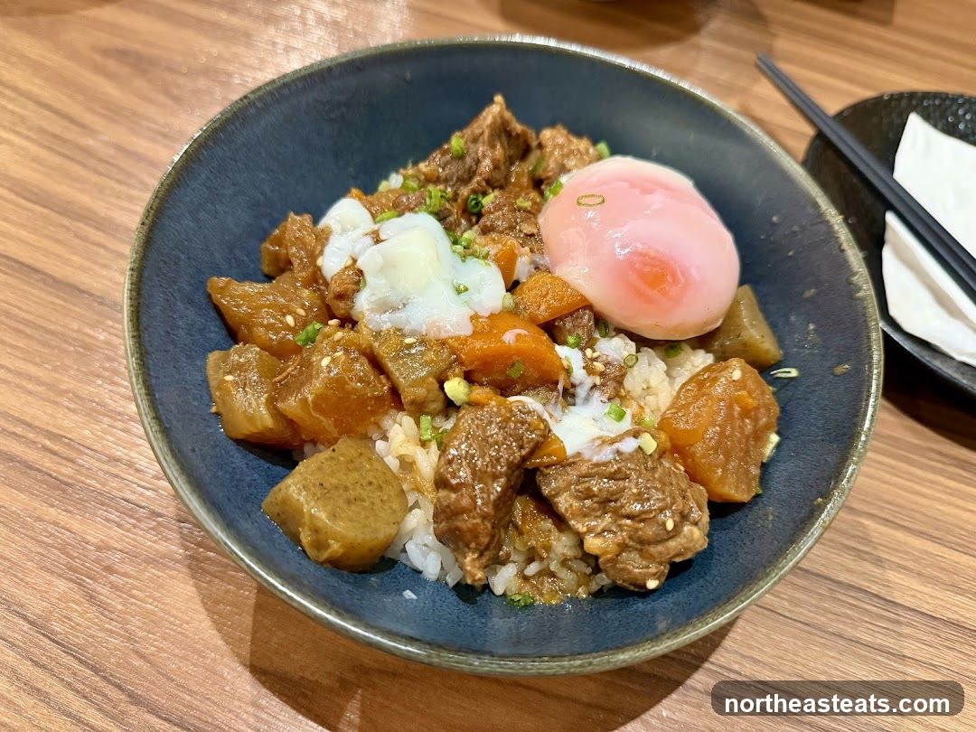 Beef and Vegetable Rice Bowl