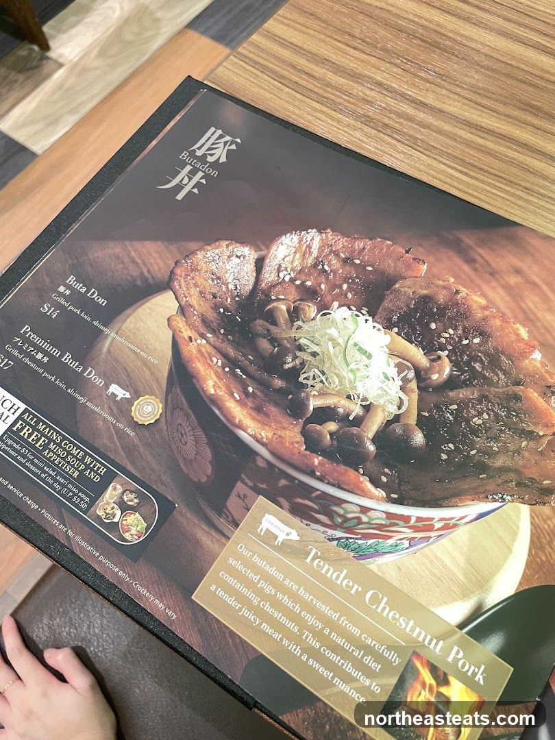 Butadon Menu