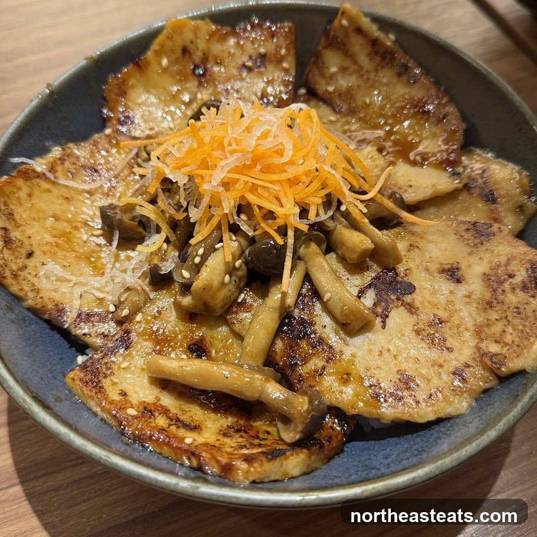 Pork and Mushroom Rice Bowl