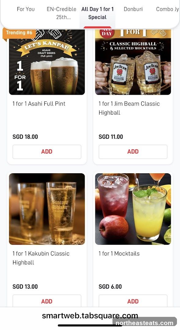 Food and Drink Promotions
