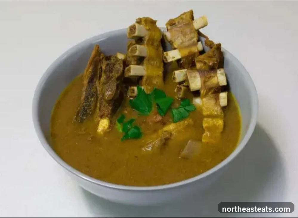 Bowl of Ribs in Broth