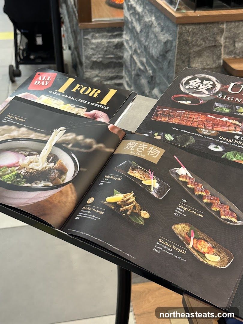Japanese Menu